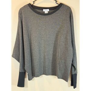 Barney's New York Women’s Long Sleeve Oversized Fit Lightweight Shirt Large